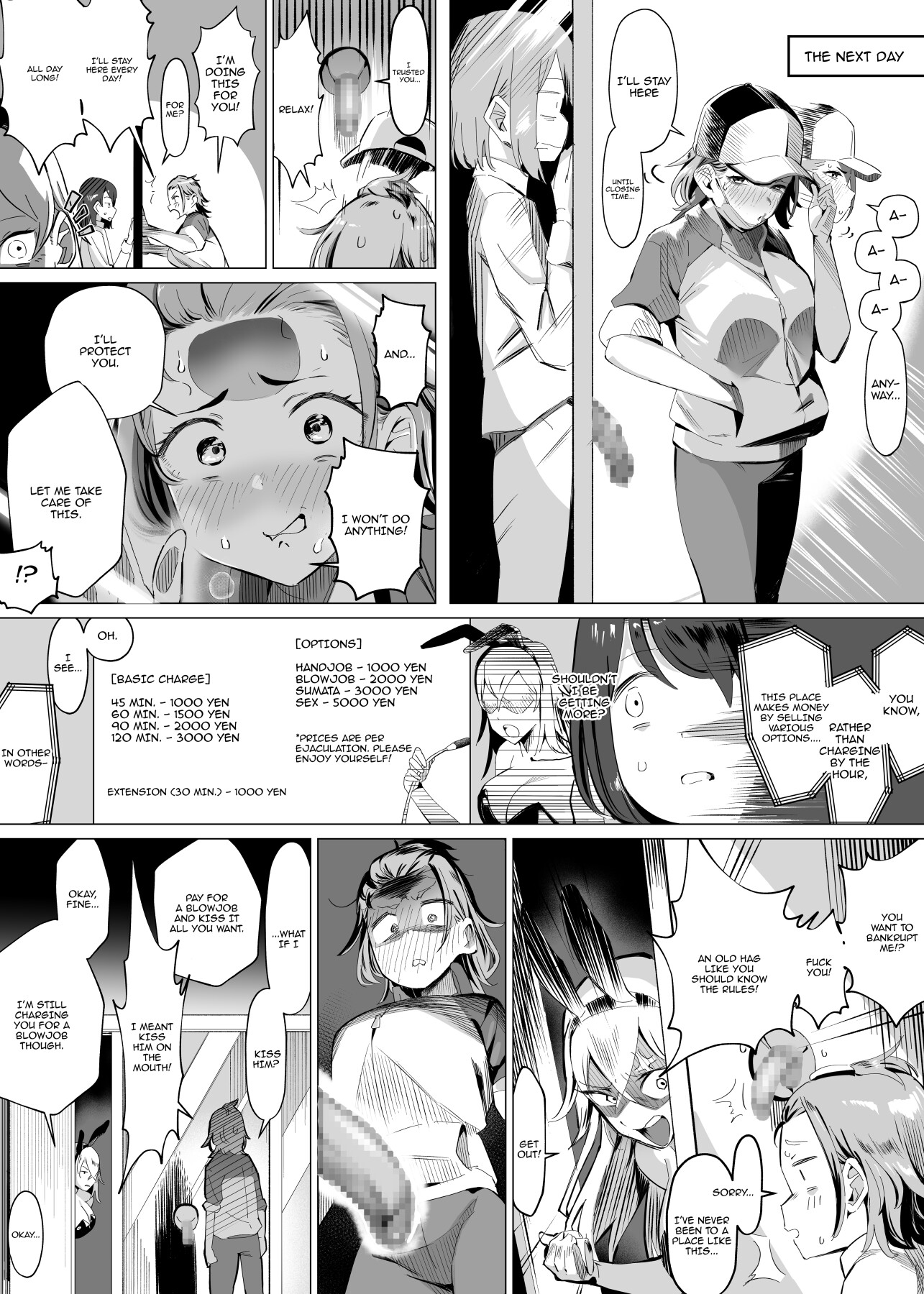 Hentai Manga Comic-My Job Is As A Semen Milk Server-Read-10